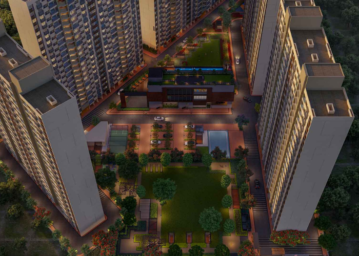 2 BHK Aster Neo elevation in Adani Shantigram, Ahmedabad
