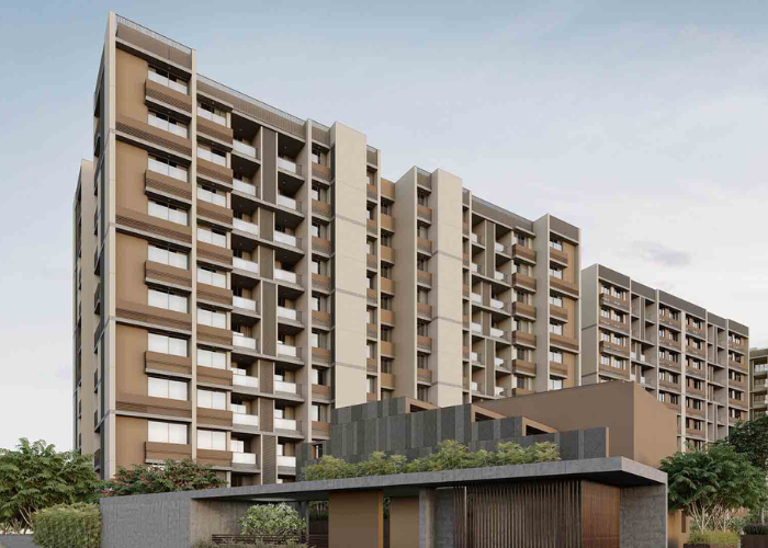 2 BHK Atrius @jagatpur elevation in Adani Shantigram, Ahmedabad