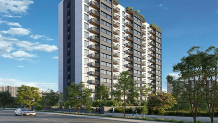 2 BHK Ikaria elevation in Adani Shantigram, Ahmedabad