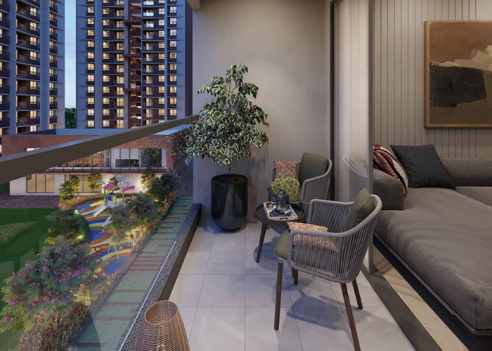 3 BHK Archway @jagatpur elevation in Adani Shantigram, Ahmedabad