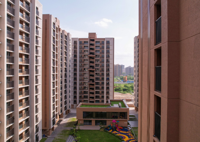 3 BHK Archway @jagatpur elevation in Adani Shantigram, Ahmedabad