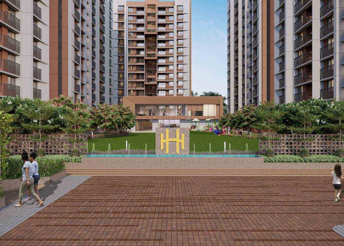 3 BHK Archway @jagatpur elevation in Adani Shantigram, Ahmedabad