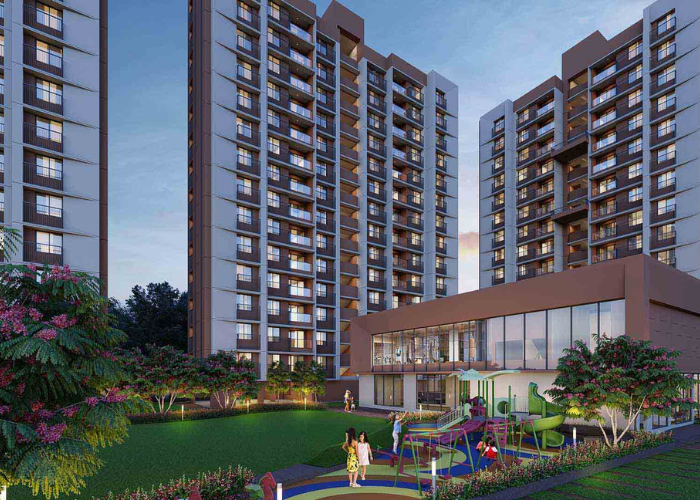 3 BHK Archway @jagatpur elevation in Adani Shantigram, Ahmedabad
