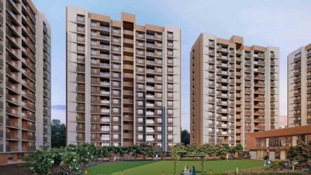 3 BHK Archway elevation in Adani Shantigram, Ahmedabad