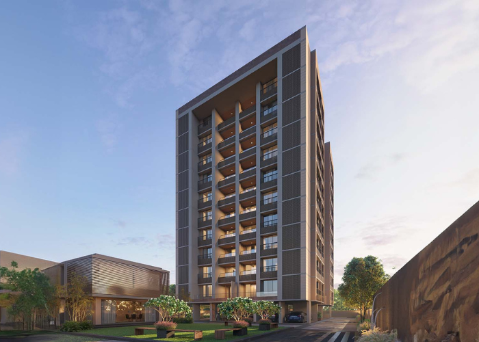 3 BHK Augusta @Jagatpur elevation in Adani Shantigram, Ahmedabad