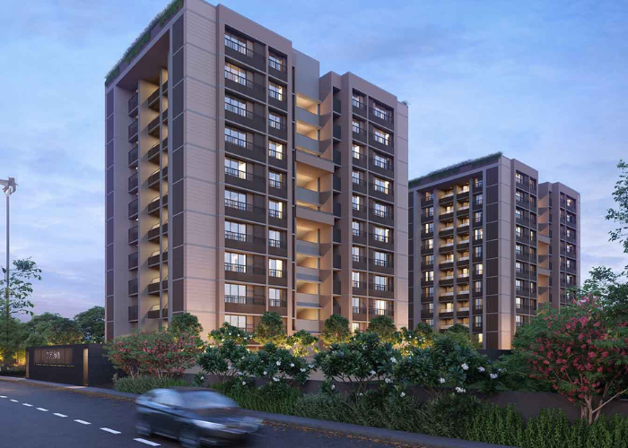 3 BHK Augusta @Jagatpur elevation in Adani Shantigram, Ahmedabad