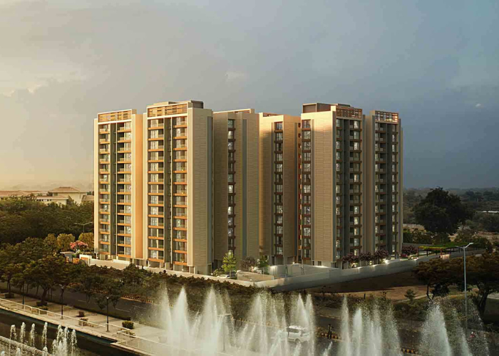 4 BHK Ambrosia elevation in Adani Shantigram, Ahmedabad