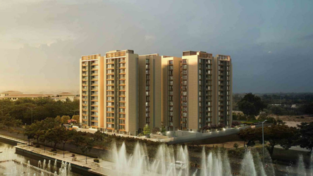 4 BHK Ambrosia elevation in Adani Shantigram, Ahmedabad