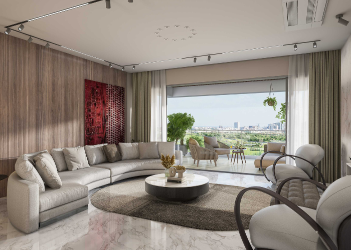 4 BHK Belrosa elevation in Adani Shantigram, Ahmedabad