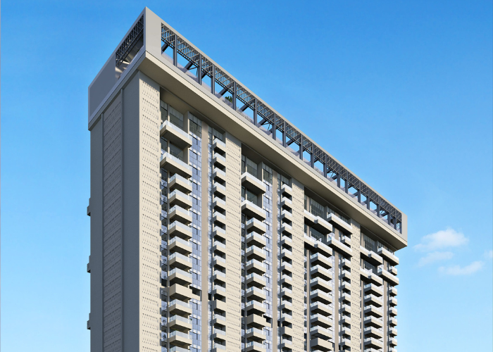 4 BHK Belrosa elevation in Adani Shantigram, Ahmedabad