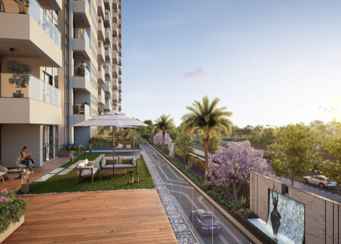 4 BHK Belrosa elevation in Adani Shantigram, Ahmedabad