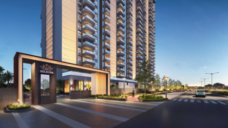 4 BHK Belrosa elevation in Adani Shantigram, Ahmedabad