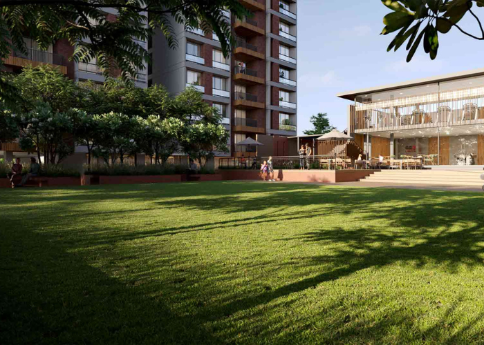 4 BHK Paarijat elevation in Adani Shantigram, Ahmedabad