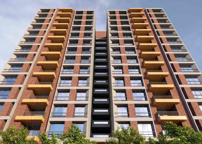 4 BHK Paarijat elevation in Adani Shantigram, Ahmedabad