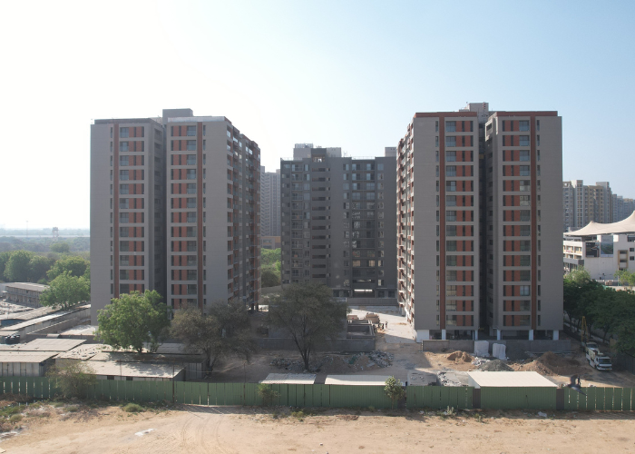 4 BHK Paarijat elevation in Adani Shantigram, Ahmedabad