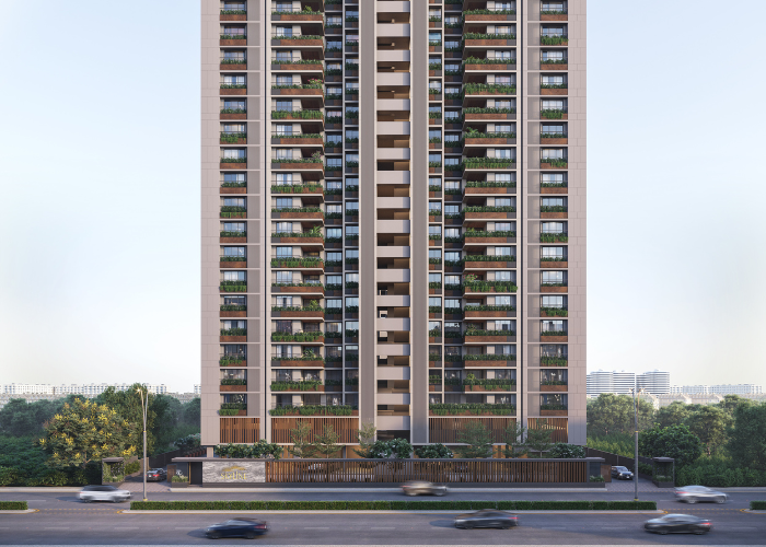 4 BHK Shilp Skyline elevation in Adani Shantigram, Ahmedabad