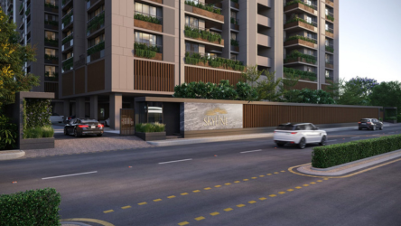 4 BHK Shilp Skyline elevation in Adani Shantigram, Ahmedabad
