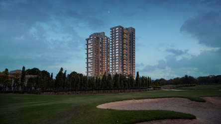 4 BHK The Storey Golf Coast elevation in Adani Shantigram, Ahmedabad