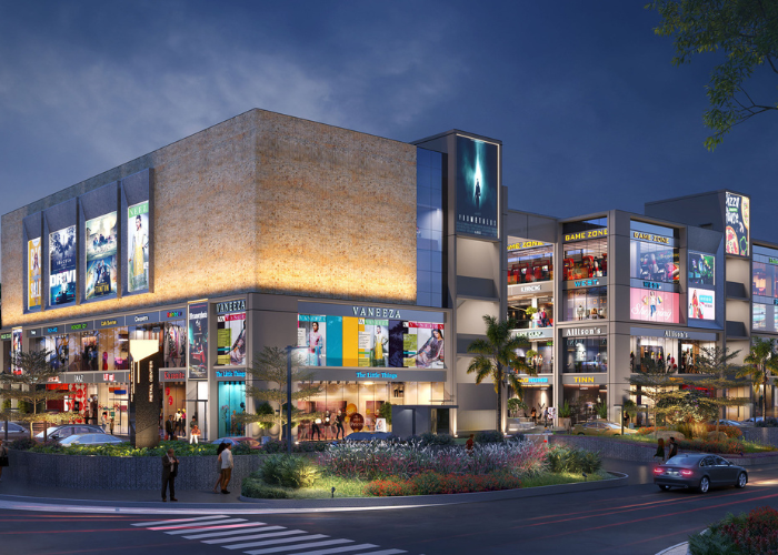 Commercial Property Center Point elevation in Adani Shantigram, Ahmedabad